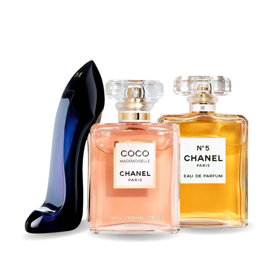 Promoční balíček 3 GOOD GIRL, COCO MADEMOISELLE  Chanel Nº5 100ml